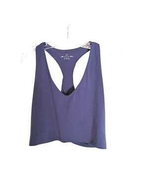 Aerie -Purple Racerback Crop Tank Top w/ built in bra - XXL